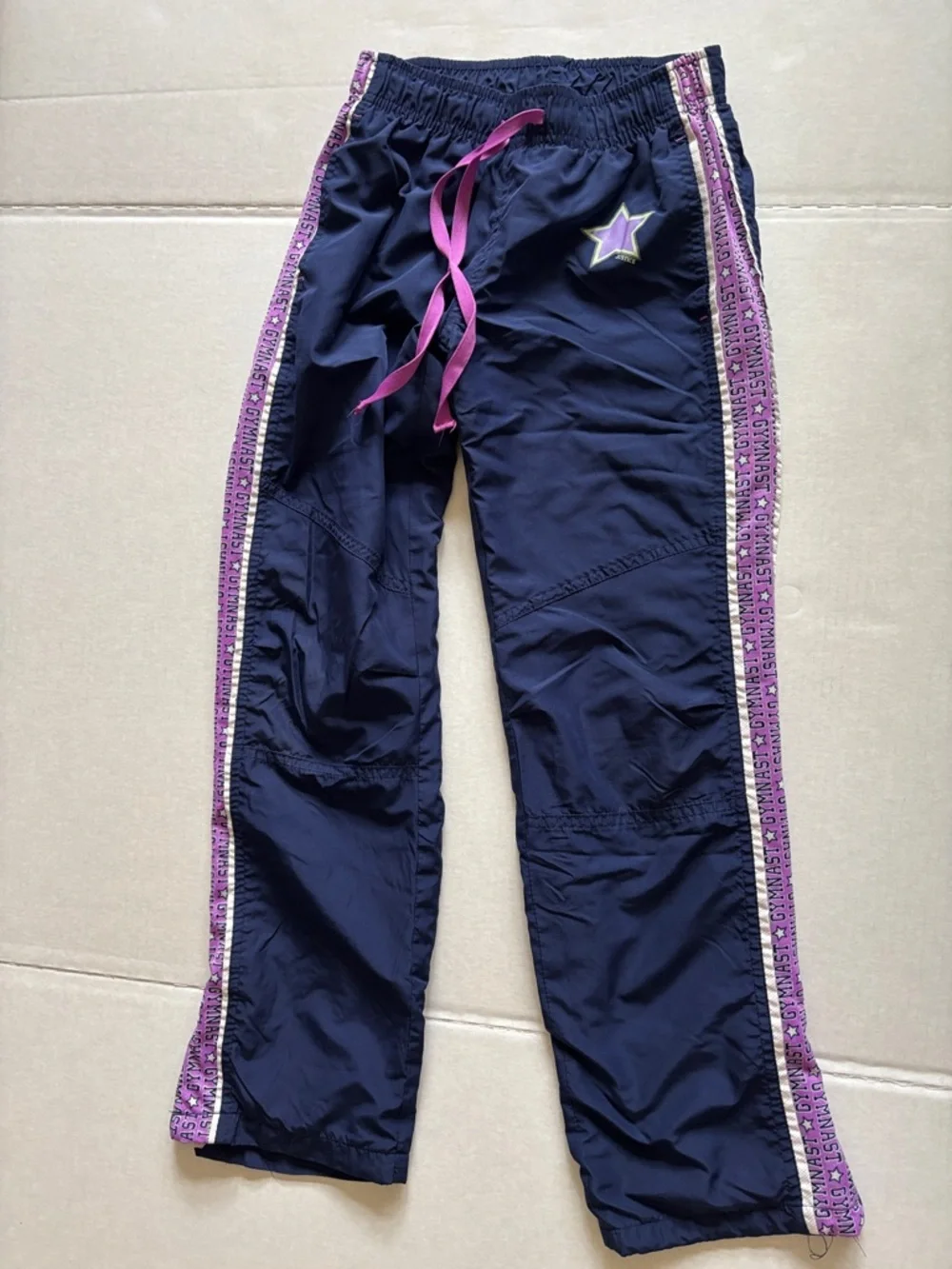 Justice Gymnast shorts and track pants Girls sz 10